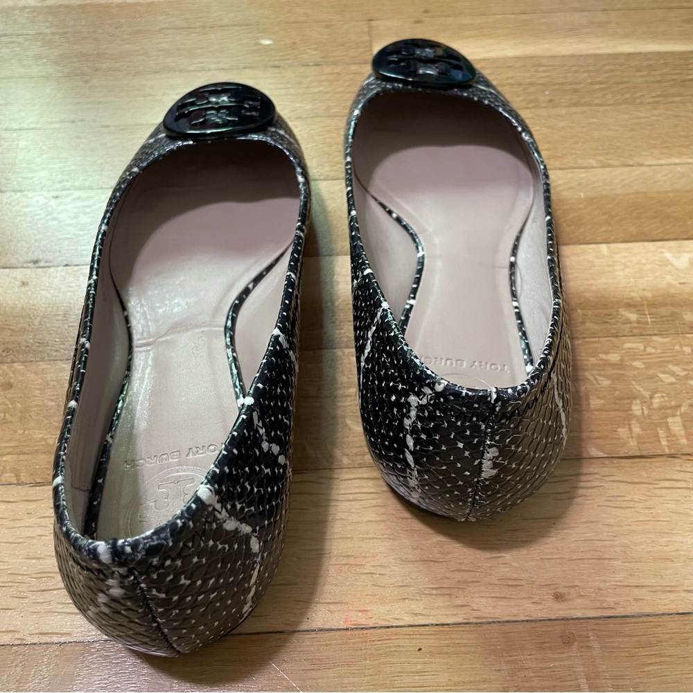 Tory Burch Reva Mojave Python Snake Embossed Leat… - image 5